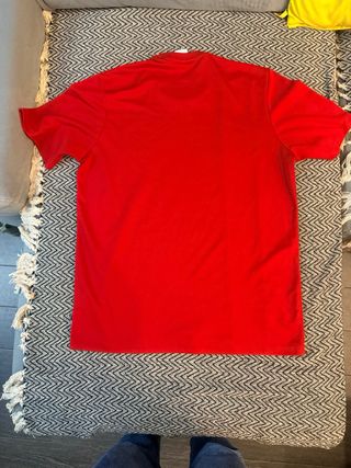 Camiseta Adidas Roja y Blanca