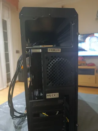 Caja PC Greed ultra v2 ,Negra y Azul.