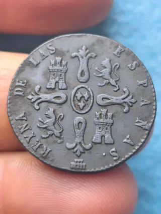 Isabel II 8 Maravedis 1848 Segovia