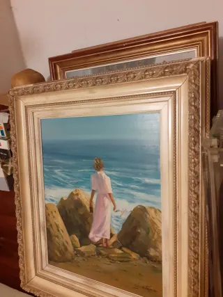 Vendo lote de cuadros antiguos desde 10 unidad