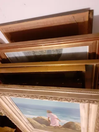 Vendo lote de cuadros antiguos desde 10 unidad