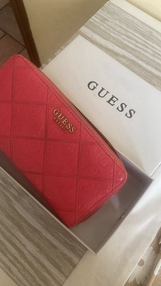 Portafoglio donna zip fucsia