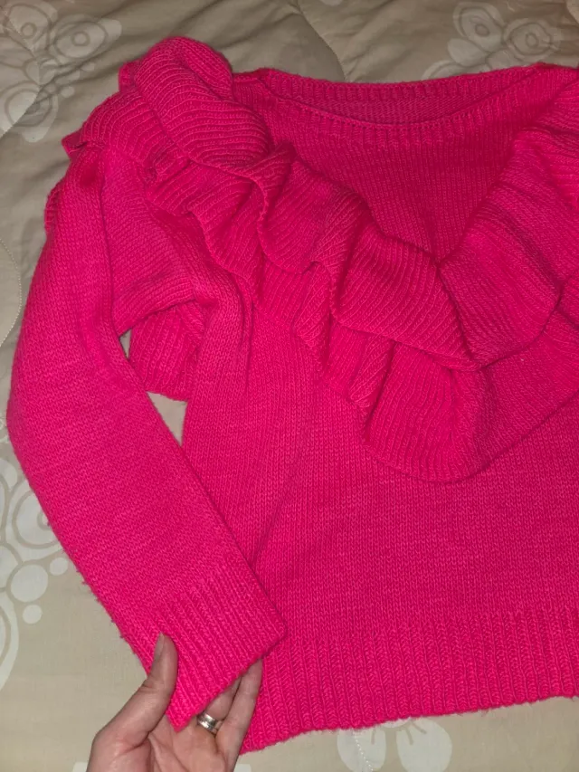 Maglione donna con rouches