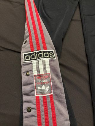 Pantaloni Adidas Vintage Neri Rossi Taglia L