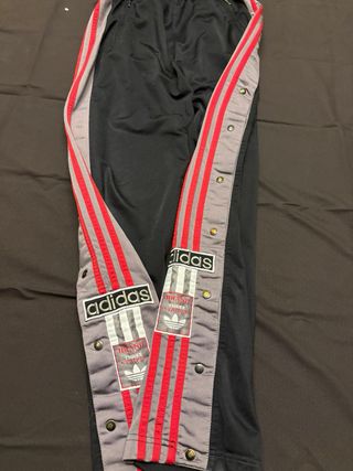 Pantaloni Adidas Vintage Neri Rossi Taglia L
