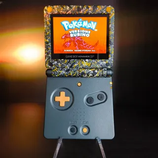 Game Boy Advance SP Umbreon IPS V5 USB C