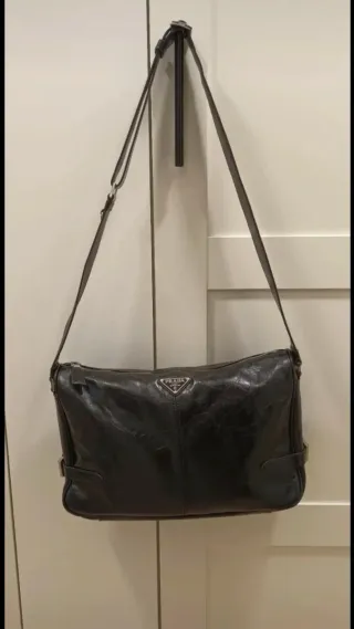 Bolso Prada Negro Piel