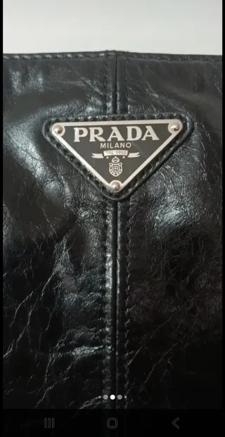 Bolso Prada Negro Piel