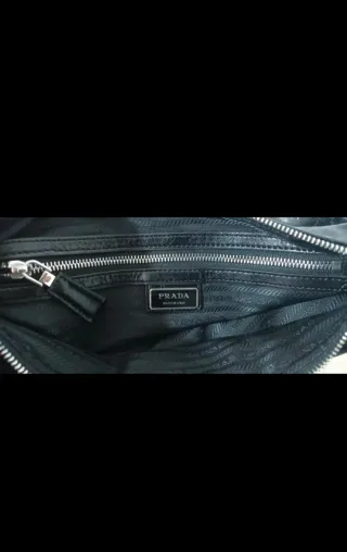 Bolso Prada Negro Piel
