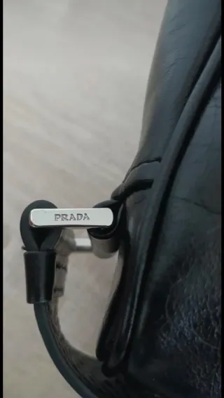 Bolso Prada Negro Piel