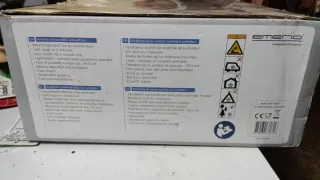 Barbacoa portátil Emerio sin humo.