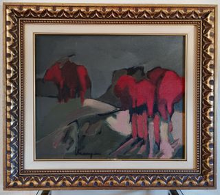 Óleo expresionista Elena Uranga