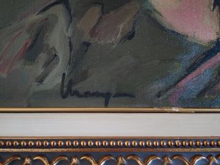 Óleo expresionista Elena Uranga