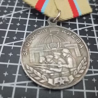 COLECCIÓN DE 5 MEDALLAS MILITARES PLATEADAS