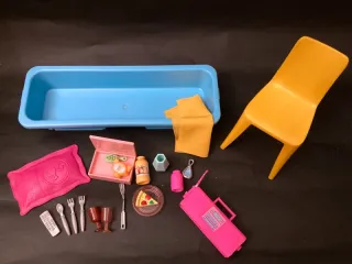 Set Casa Barbie con 3 bambole