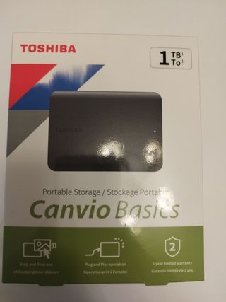 Disco Duro Externo Toshiba 1TB Canvio Basics