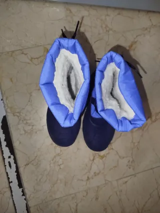 Botas Nieve Niño Talla 29 Azul