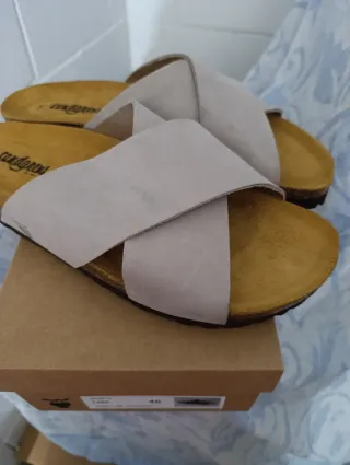 Sandalias Sandgrens Beige Talla 46