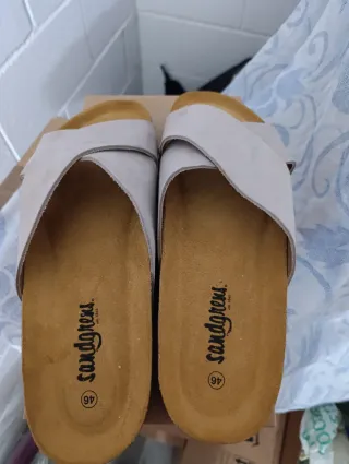 Sandalias Sandgrens Beige Talla 46