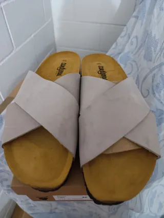 Sandalias Sandgrens Beige Talla 46