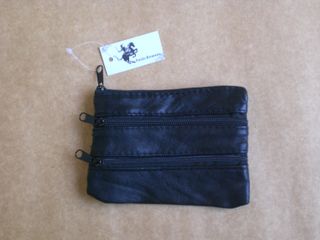 Monedero Paolo Romano Piel Sintética Negro