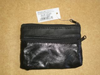 Monedero Paolo Romano Piel Sintética Negro