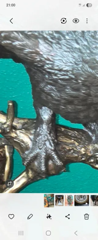 Figura Bronce Águila Soher Gigante 26K