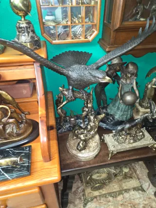 Figura Bronce Águila Soher Gigante 26K