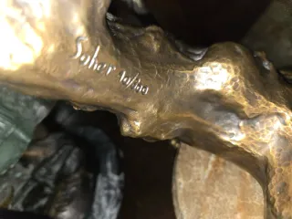 Figura Bronce Águila Soher Gigante 26K