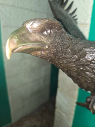 Figura Bronce Águila Soher Gigante 26K