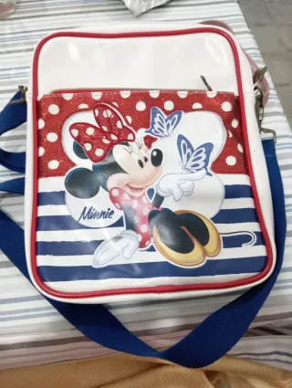 Bolso Minnie Blanco y Rojo