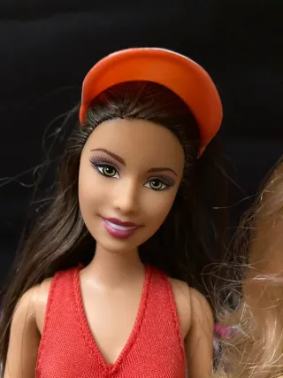 Set Barbie Spiaggia Auto Rosa