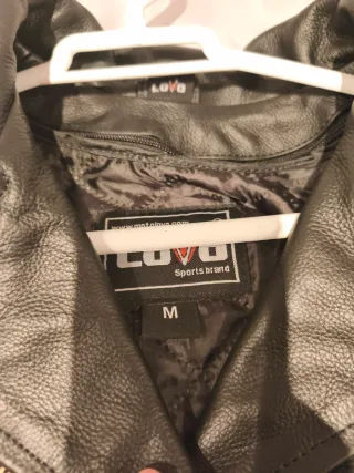 Chaqueta Moto piel Mujer Negra talla M sin estren