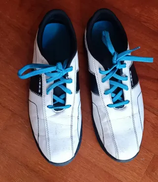 Scarpe da golf Inesis bianche e blu