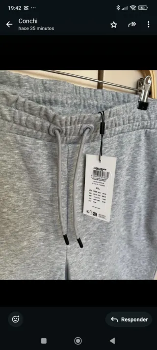 Pantalón corto deportivo gris XXL Jack&Jones