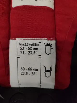 Mochila Portabebés BabyBjörn Roja