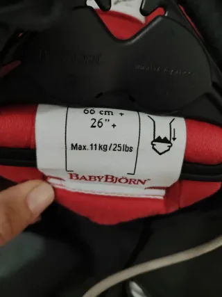 Mochila Portabebés BabyBjörn Roja