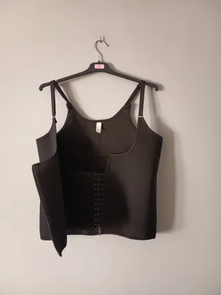 Corsé con cremallera y entrenador de cintura