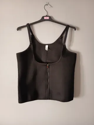 Corsé con cremallera y entrenador de cintura