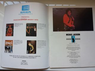 MICHAEL JACKSON "EN CONCIERTO" LIBRO + POSTER