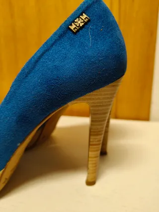 Tacones Mariamare Azul Talla 40