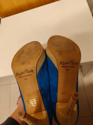 Tacones Mariamare Azul Talla 40