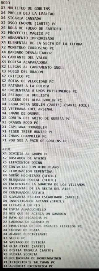 475 Cartas Magic D&D AVENTURAS EN FORGOTTEN REALMS