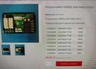 Programador Horno Teka