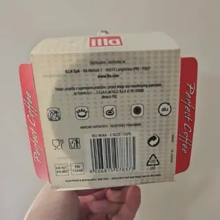 Moka Perfect Coffee Rossa/Argento