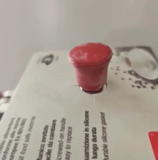 Moka Perfect Coffee Rossa/Argento