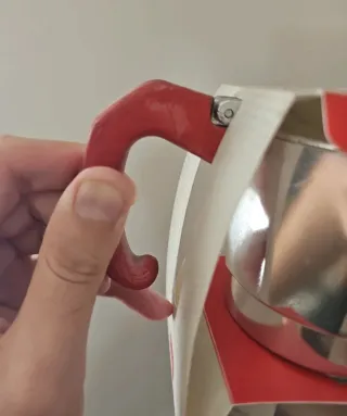 Moka Perfect Coffee Rossa/Argento