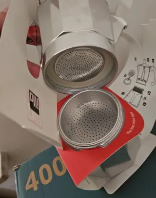 Moka Perfect Coffee Rossa/Argento