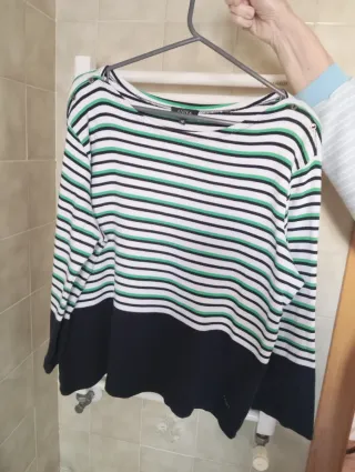 Jersey rayas El Corte Inglés Talla 48