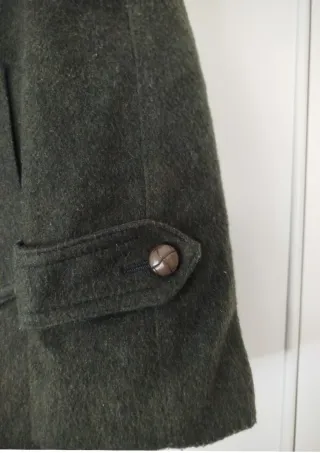 Abrigo Loden Lana Verde T.XL